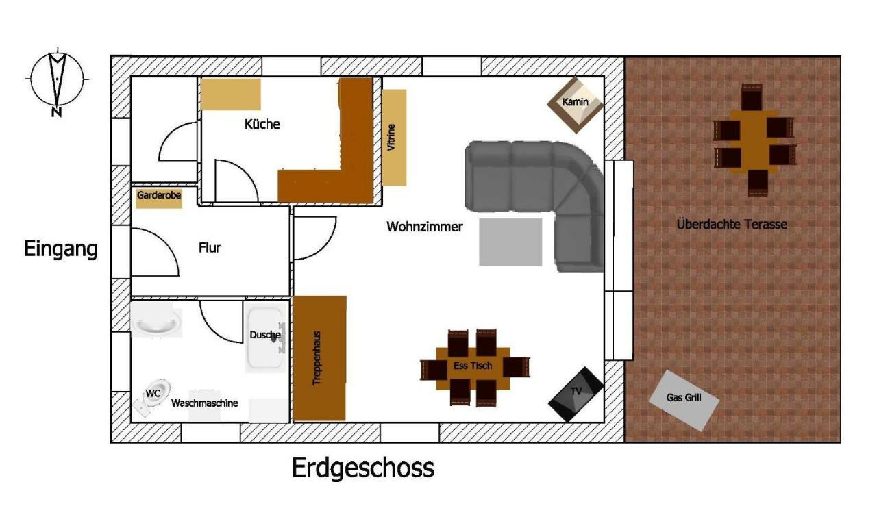 Ferienhaus Am Alfsee Rieste Exteriör bild